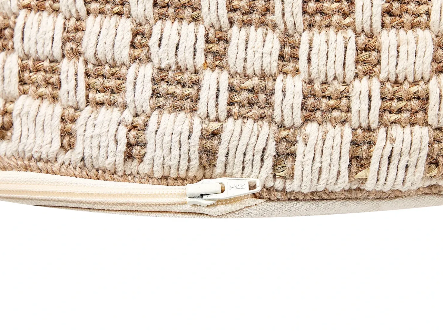 Puf PIRAK Bomuld Lys Beige