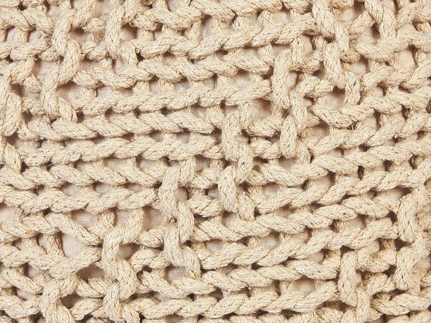 Puf PRIENE Bomuld Beige