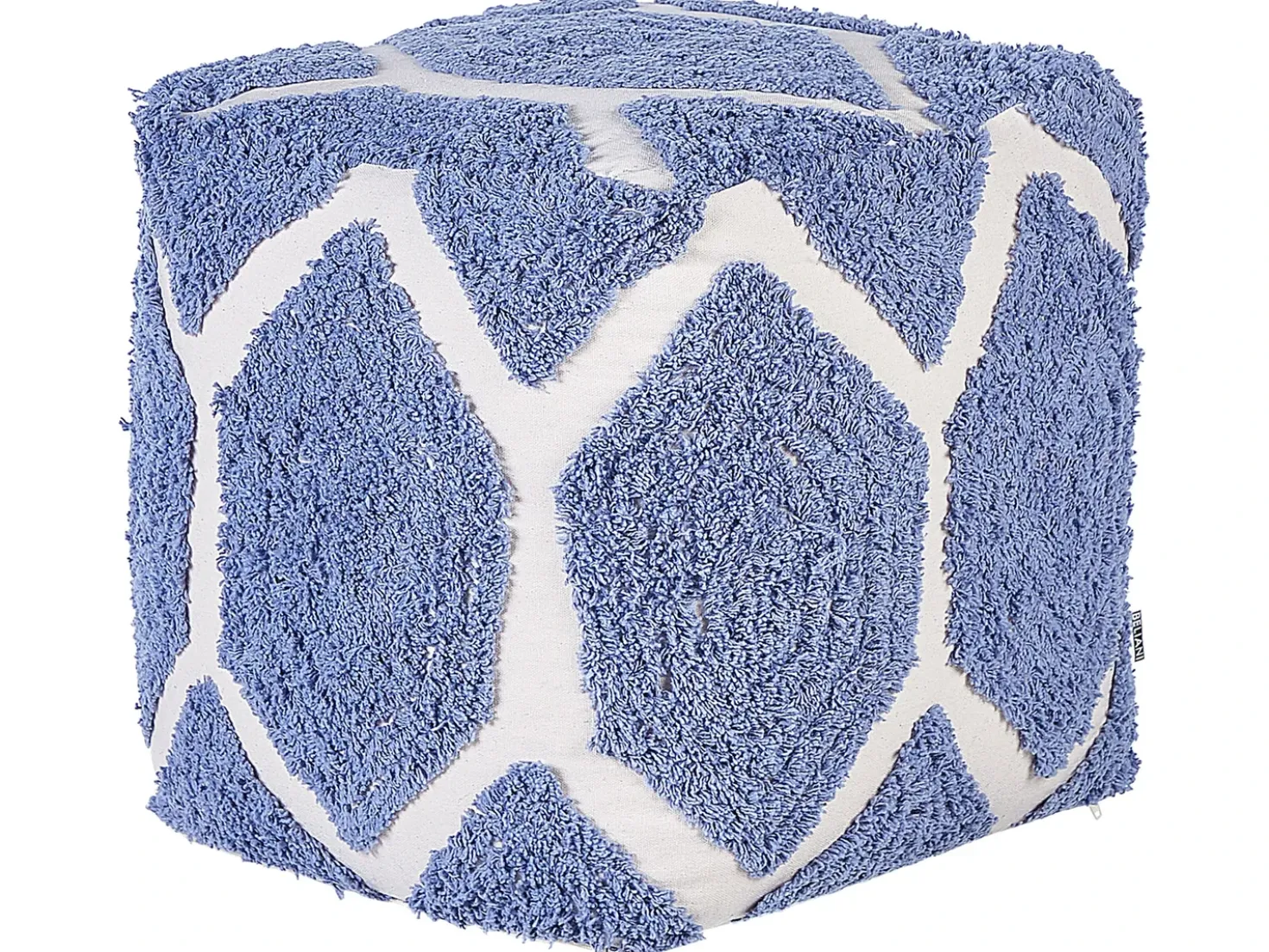 Puf ROJHAN Bomuld Blå