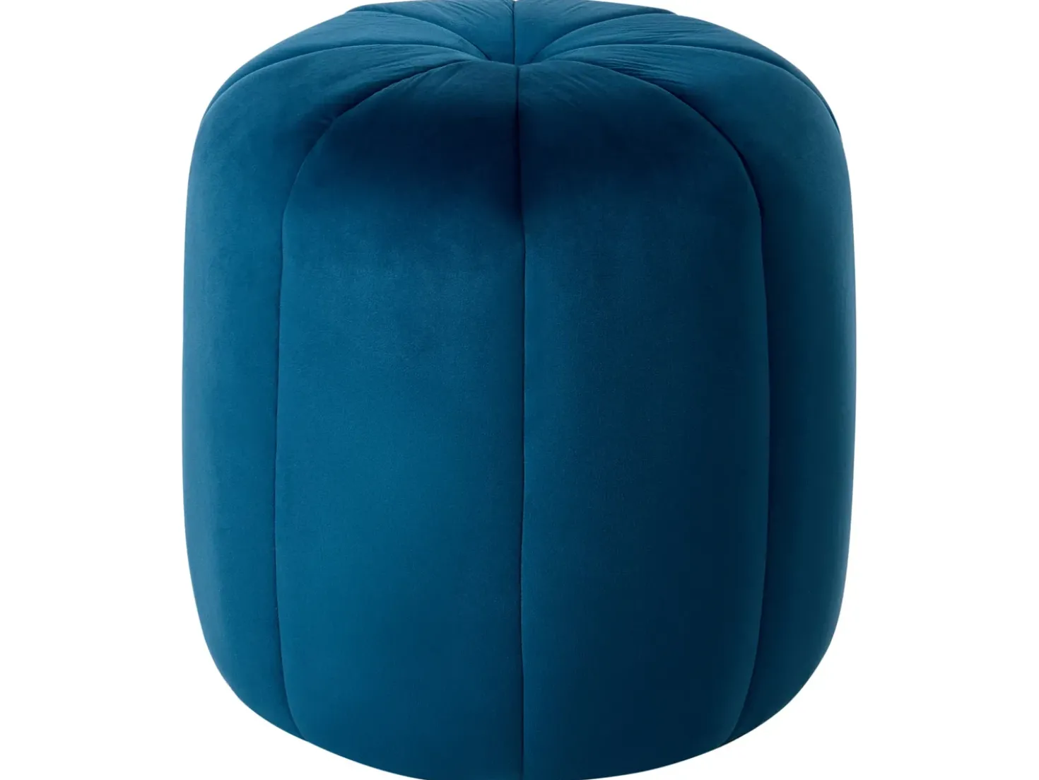 Puf SELBY Velour Blå