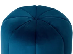 Puf SELBY Velour Blå