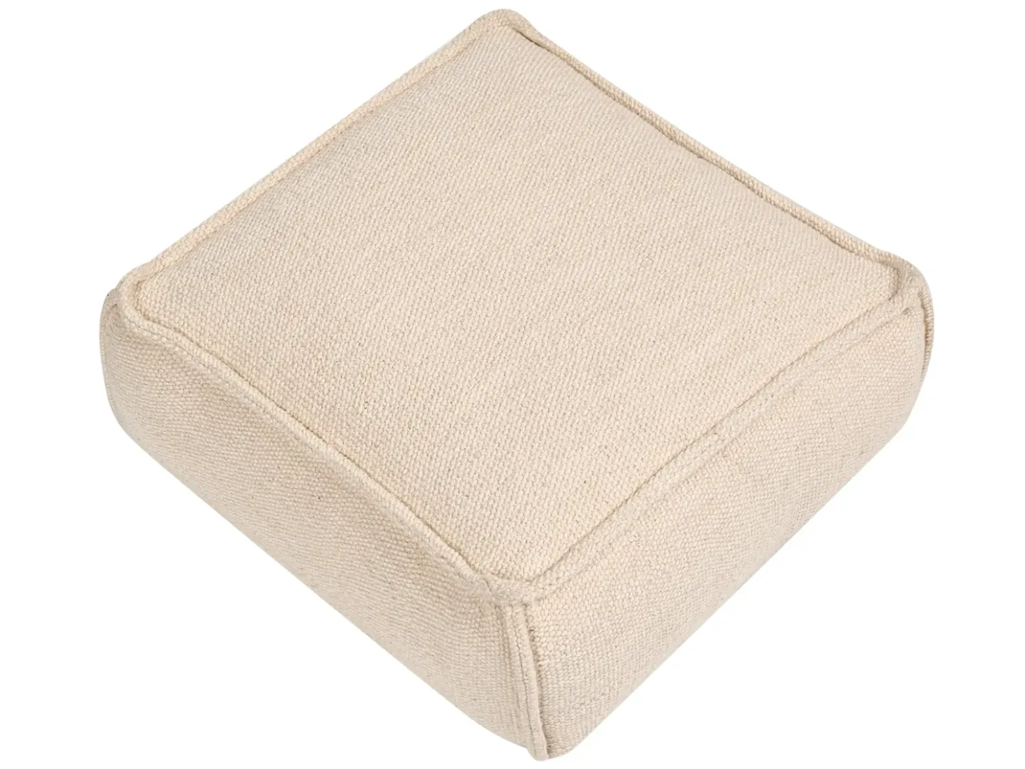 Puf SHERALI Bomuld Beige