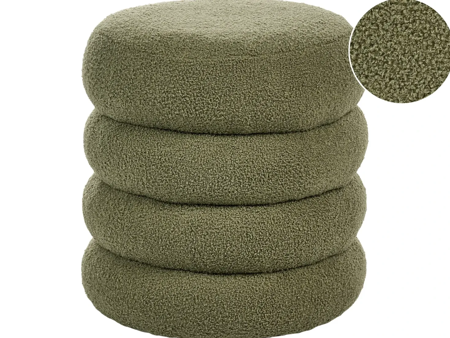 Puf SUMPTER Boucle Grøn
