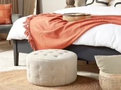 Puf TAMPA Boucle Beige