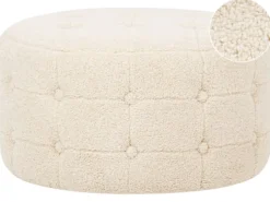 Puf TAMPA Boucle Beige