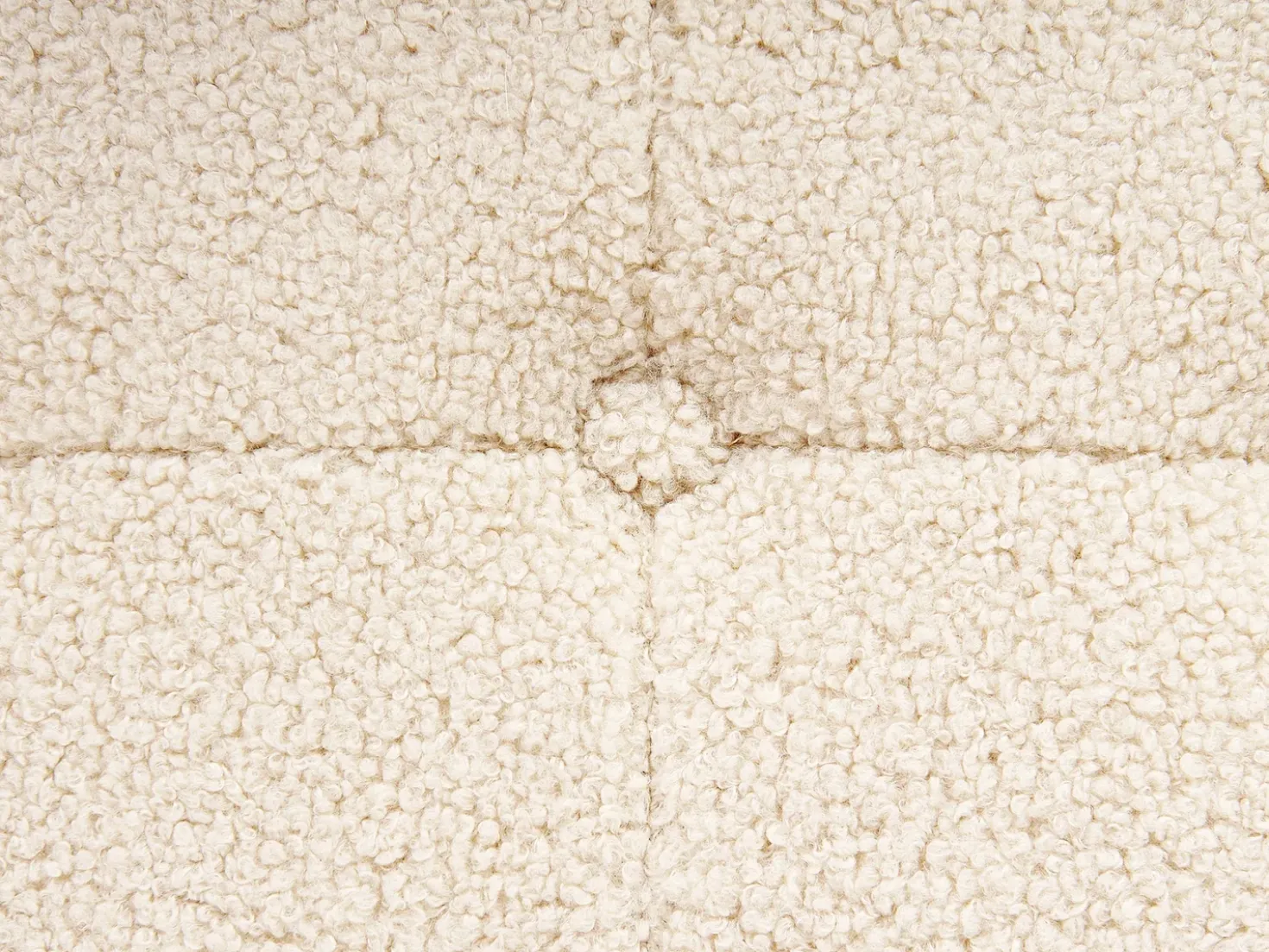 Puf TAMPA Boucle Beige