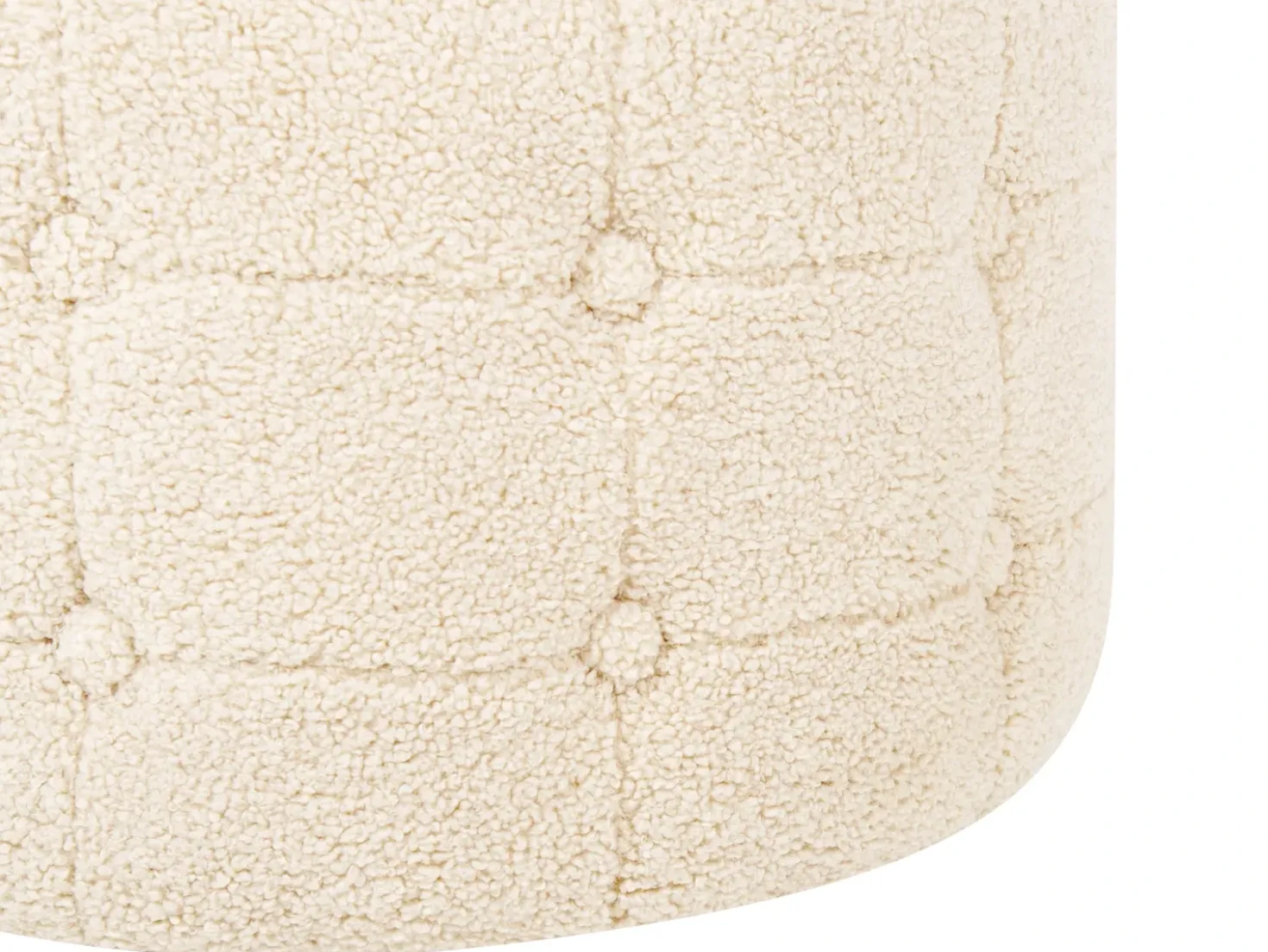 Puf TAMPA Boucle Beige