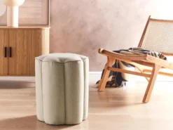 Puf TAPPEN Kunstlinned Beige