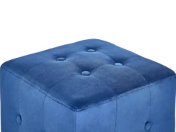 Puf WISCONSIN Velour Blå