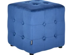 Puf WISCONSIN Velour Blå