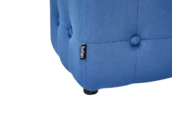Puf WISCONSIN Velour Blå