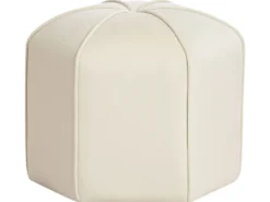 Puf WISHEK Velour Lys Beige