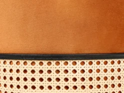 Puf YANKTON Velour Orange