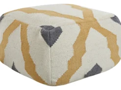 Puf ZEUGMA Uld Beige