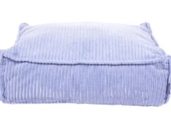 Puf ALLOZAI Velour Lysviolet