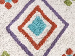 Puf Broderi DIPLO Bomuld Hvid