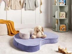 Puf NILI Velour Lysviolet