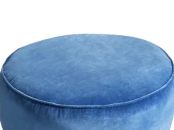 Puf YULLE Velour Blå