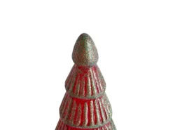 PURUVESI Juletræ 31/36 cm Rood/groen