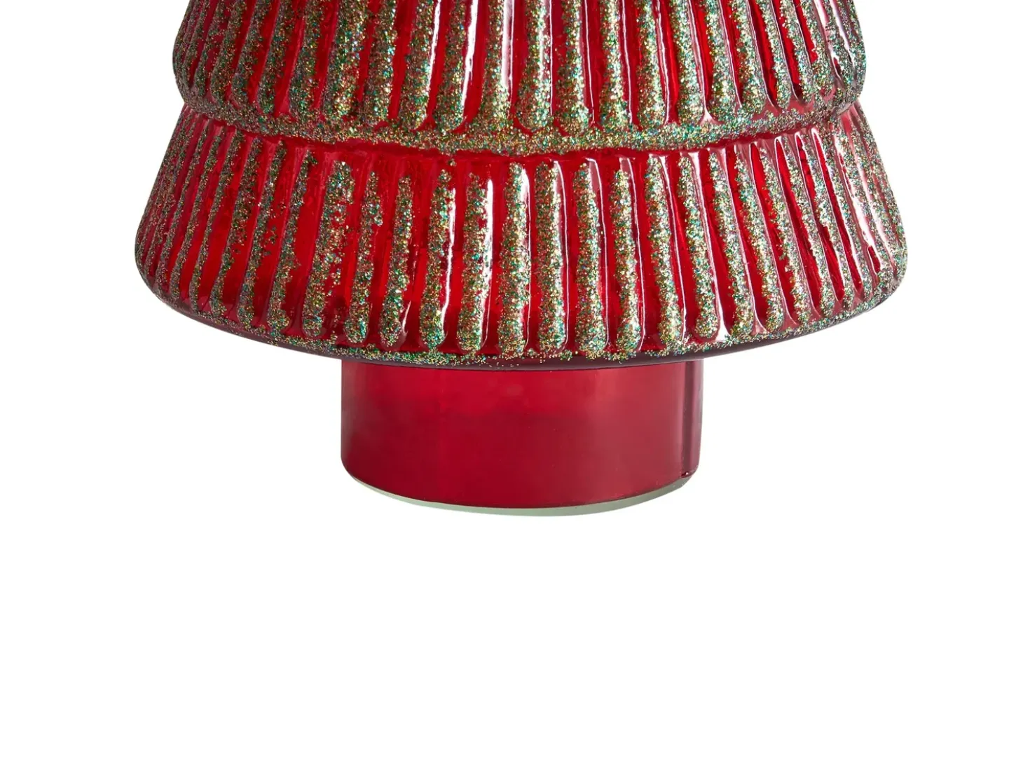 PURUVESI Juletræ 31/36 cm Rood/groen