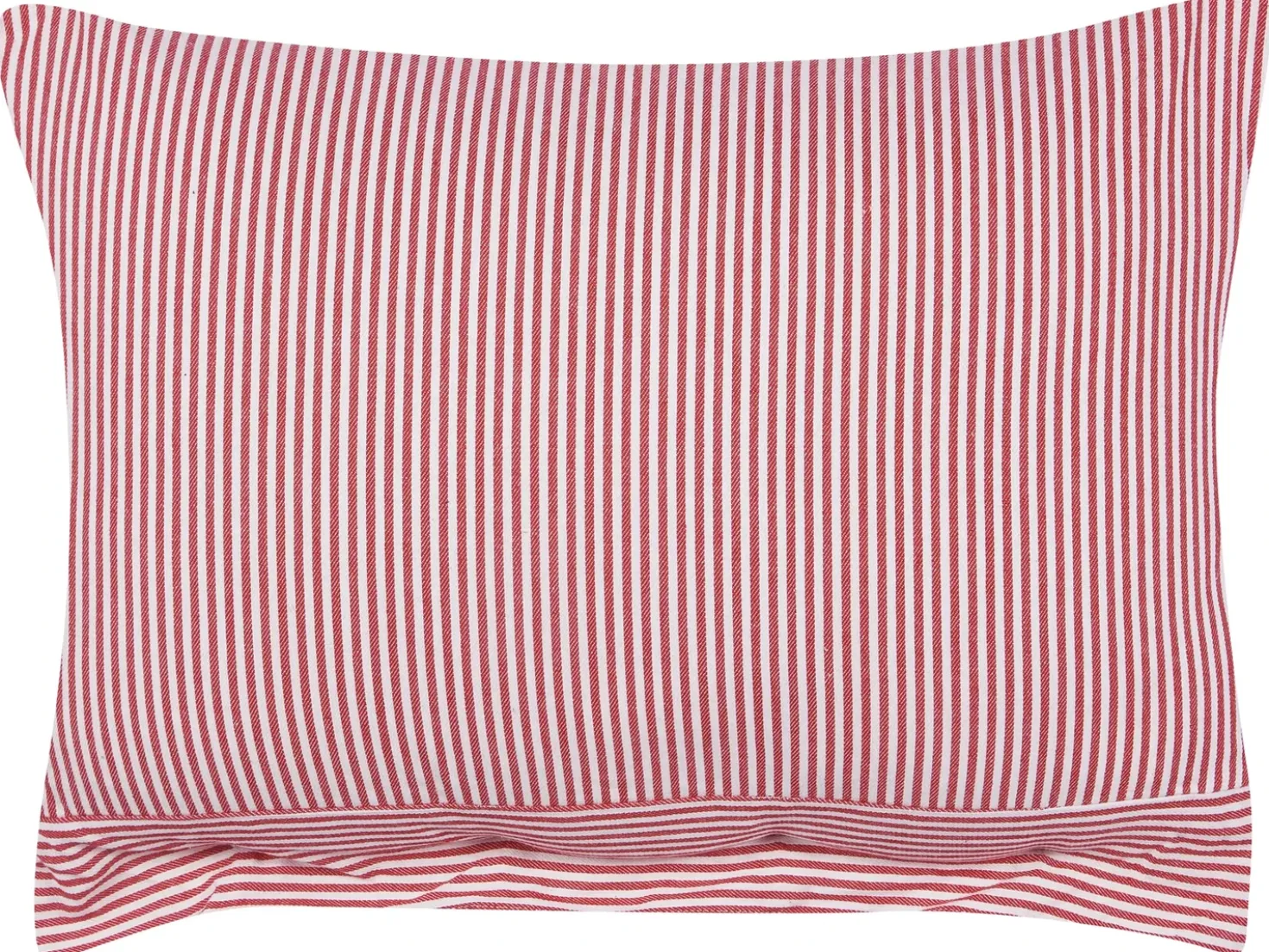 Pyntepude AALITA Bomuld 40 x 60 cm Rød Stribet mønster