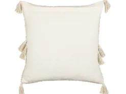 Pyntepude AVIUM Bomuld 45 x 45 cm Lys Beige Geometrisk mønster