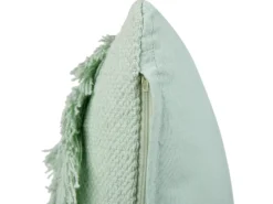 Pyntepude BACOPA Bomuld 45 x 45 cm Grøn Chevronmønster