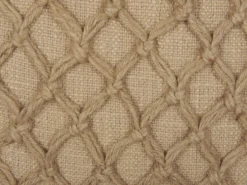 Pyntepude COLLOMIA Boucle 45 x 45 cm Beige Geometrisk mønster