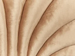 Pyntepude CONSOLIDA Velour 47 x 35 cm Sand Beige Ensfarvet