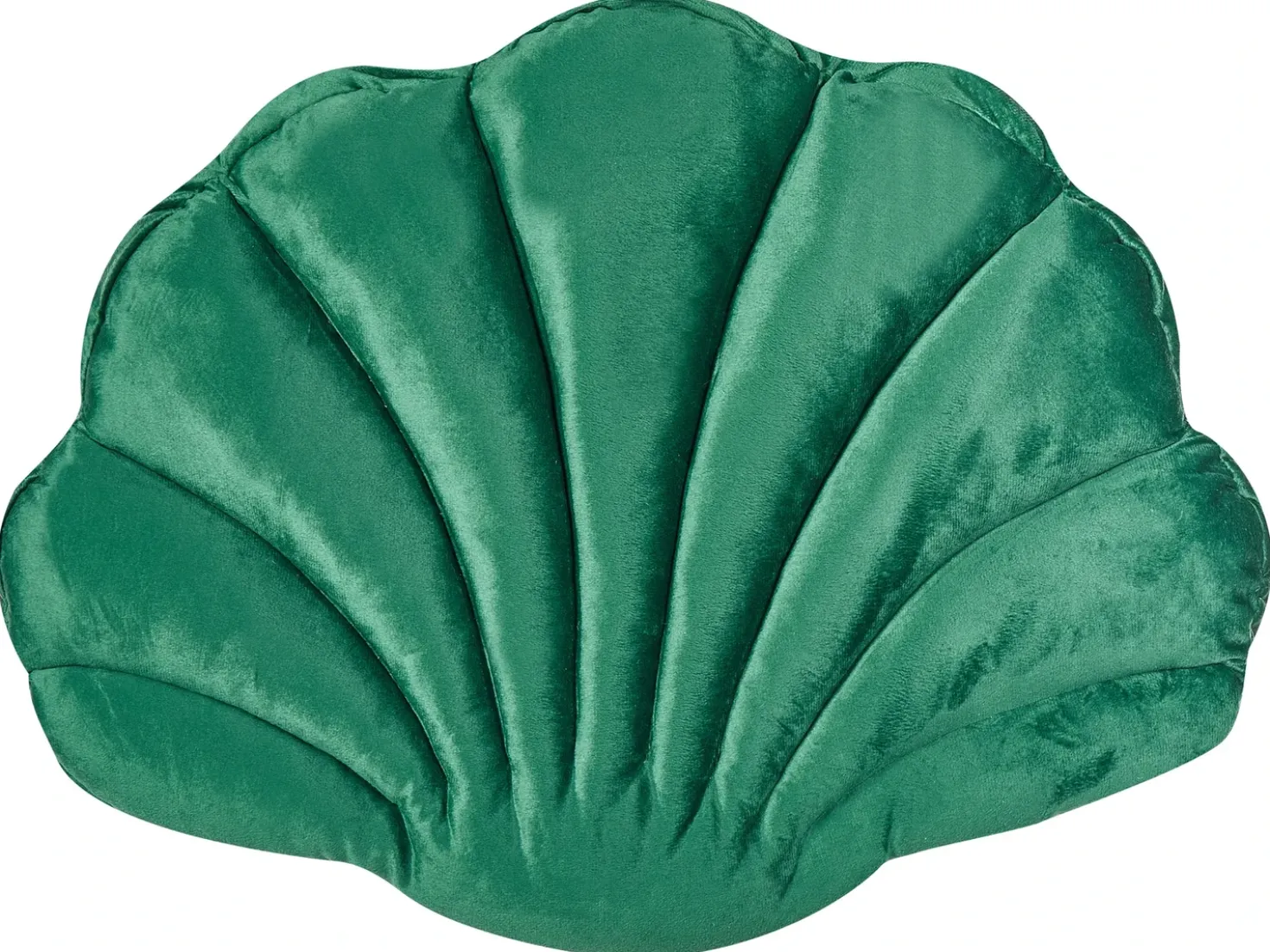 Pyntepude CONSOLIDA Velour 47 x 35 cm Smaragdgrøn Ensfarvet