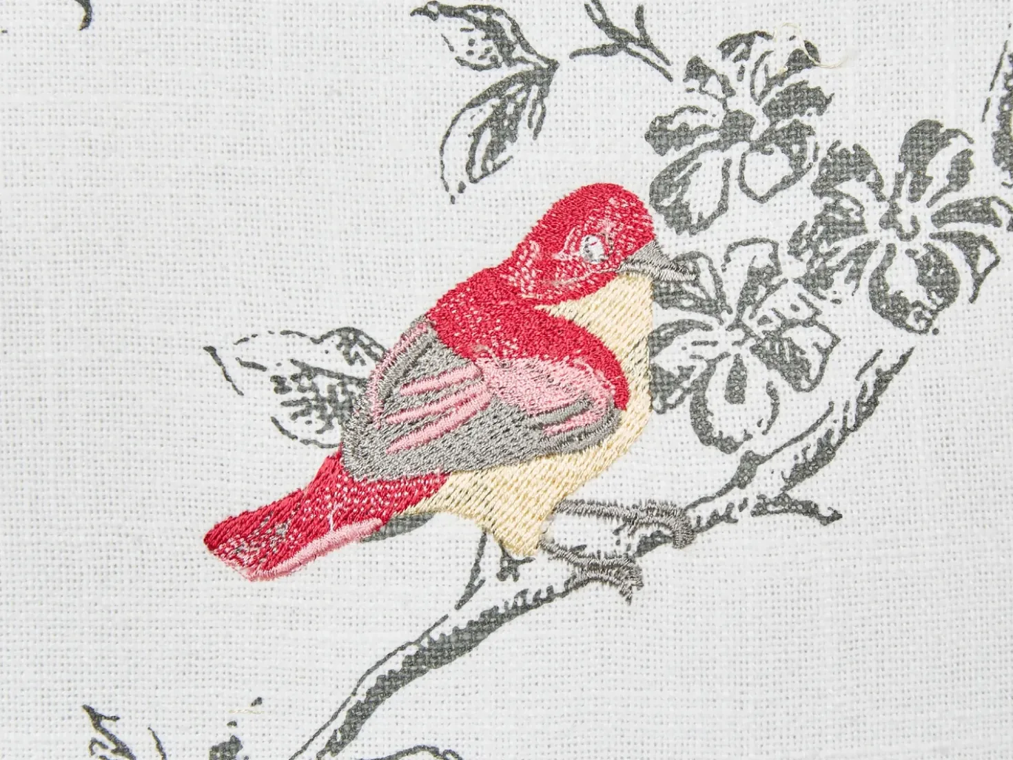 Pyntepude DILLENIA Bomuld 45 x 45 cm Hvid