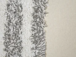 Pyntepude HELICONIA Bomuld 45 x 45 cm Beige Stribet mønster