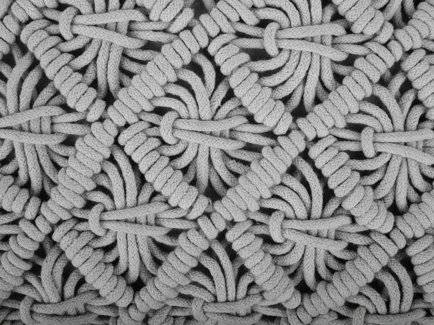Pyntepude KIZKALESI Bomuld 45 x 40 cm Grå Geometrisk mønster
