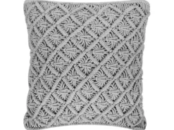 Pyntepude KIZKALESI Bomuld 45 x 40 cm Grå Geometrisk mønster