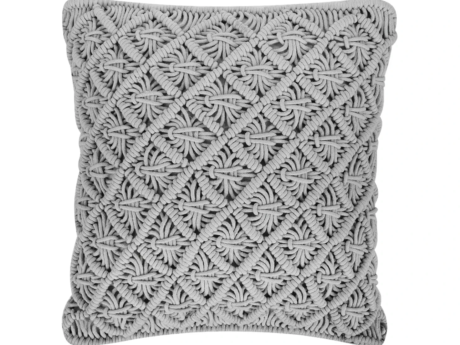 Pyntepude KIZKALESI Bomuld 45 x 40 cm Grå Geometrisk mønster