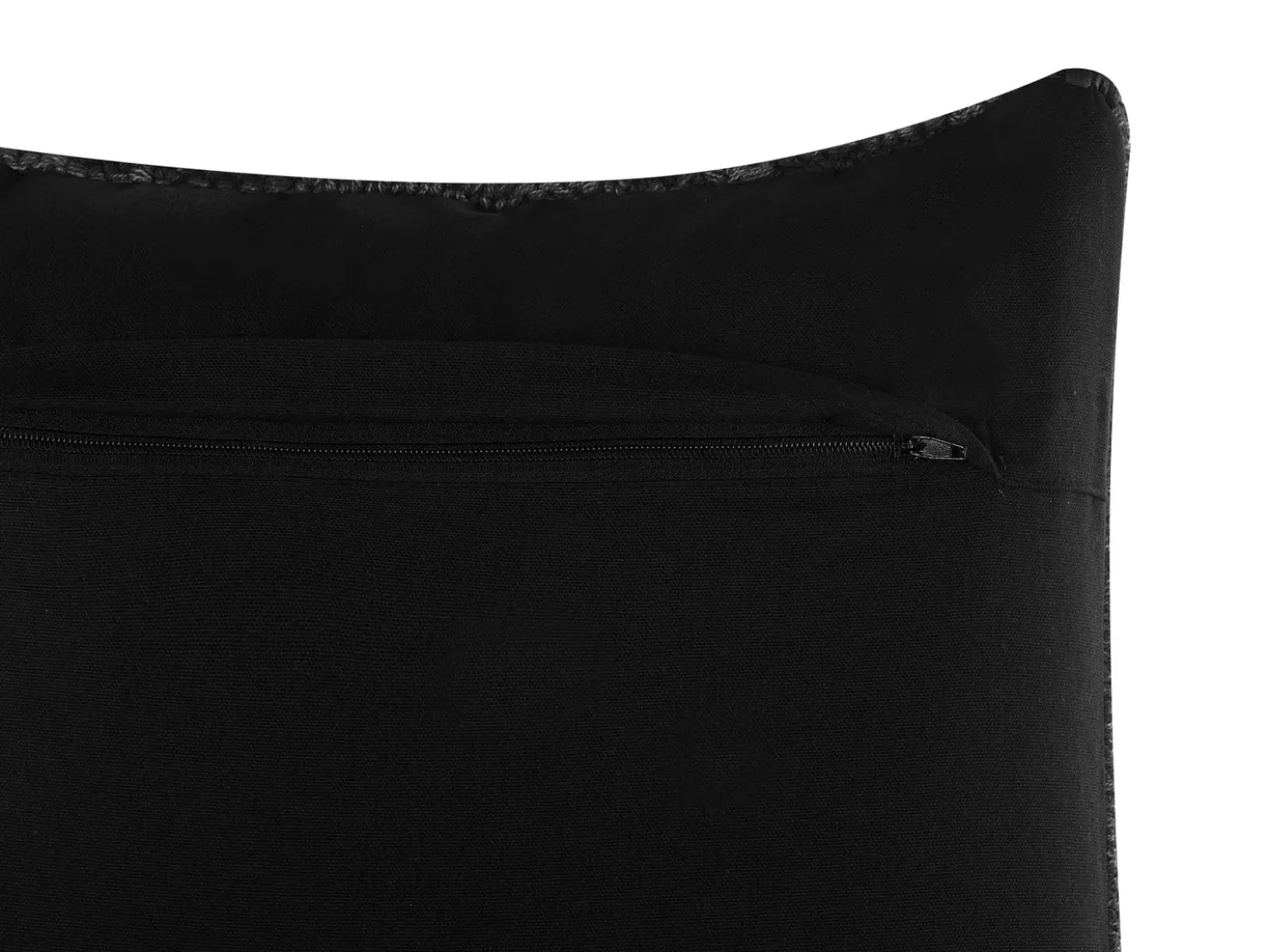 Pyntepude KONNI Bomuld 45 x 45 cm Grå Chevronmønster