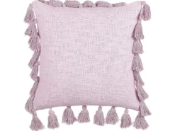 Pyntepude LYNCHIS Bomuld 45 x 45 cm Lyserød