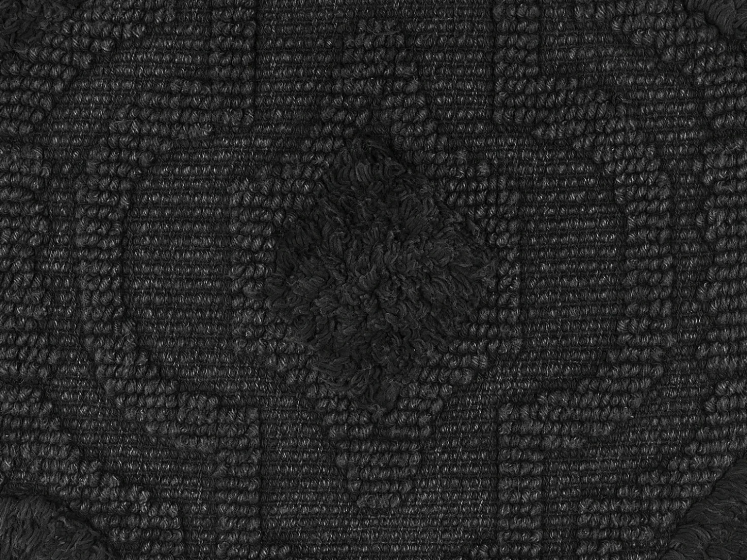 Pyntepude PAIKA Bomuld 45 x 45 cm Mørkegrå Ensfarvet