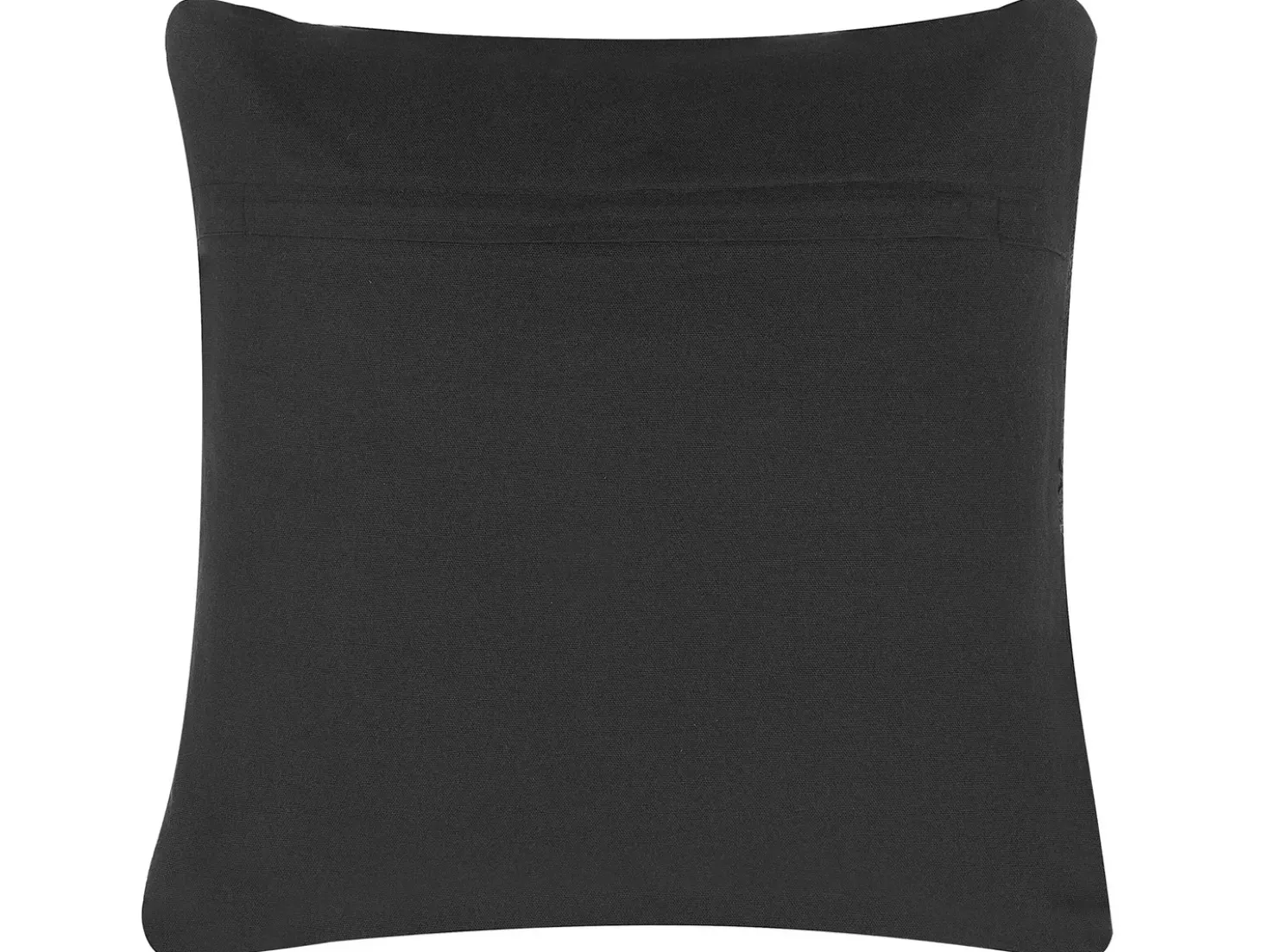 Pyntepude PAIKA Bomuld 45 x 45 cm Mørkegrå Ensfarvet