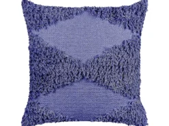 Pyntepude RHOEO Bomuld 45 x 45 cm Lilla