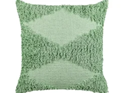 Pyntepude RHOEO Bomuld 45 x 45 cm Lysegrøn