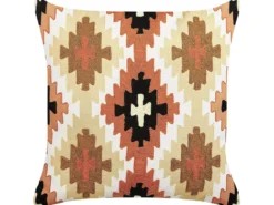 Pyntepude SERAMPORE Bomuld 50 x 50 cm Multifarvet Geometrisk mønster
