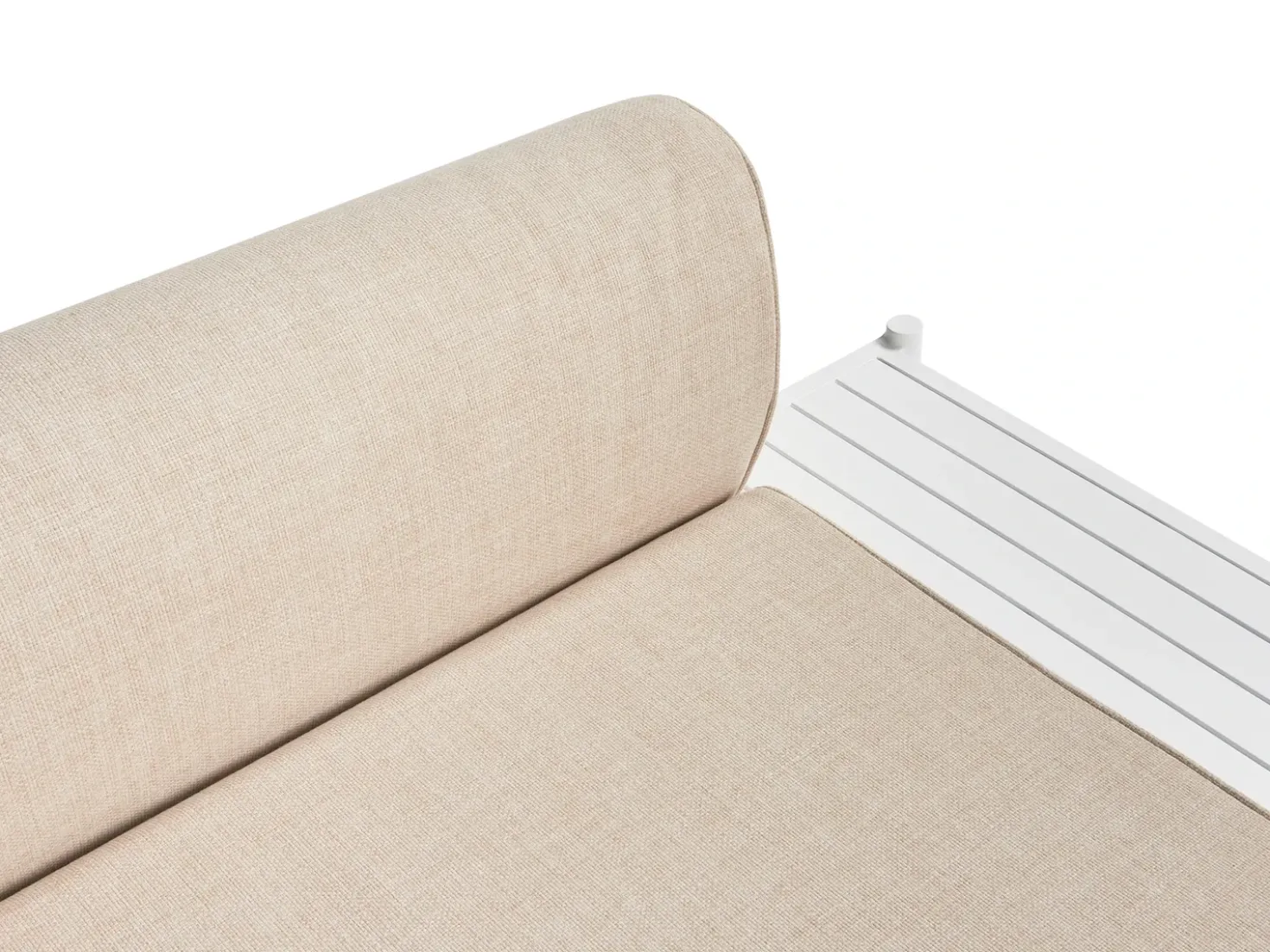 RASIGLIA 5 personers Have-hjørnesofasæt Venstrevendt Beige Metal