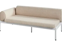 RASIGLIA 5 personers Have-hjørnesofasæt Venstrevendt Beige Metal