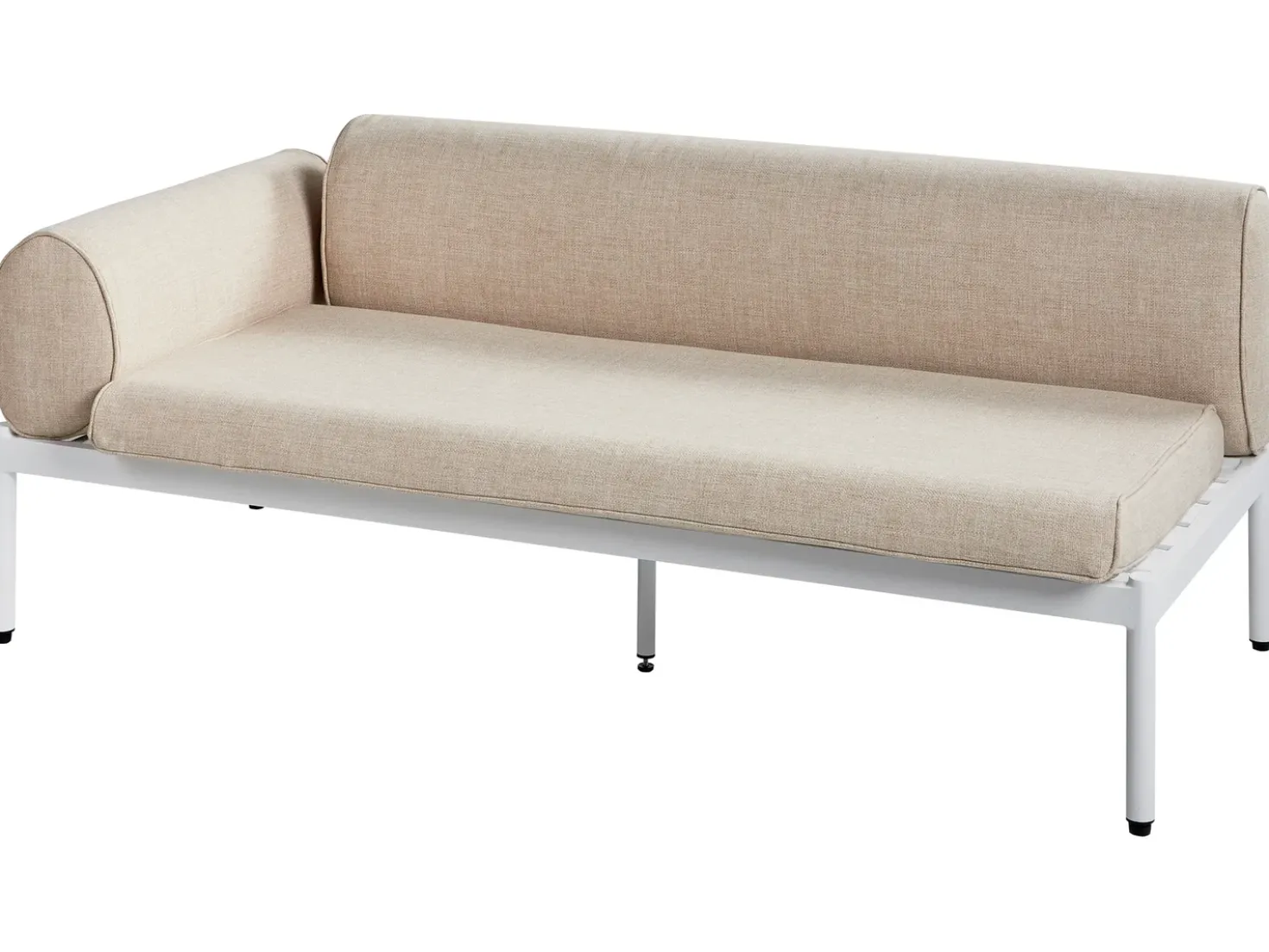 RASIGLIA 5 personers Have-hjørnesofasæt Venstrevendt Beige Metal
