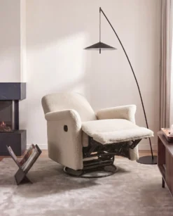 Recliner stol ECHION Boucle Lys Beige