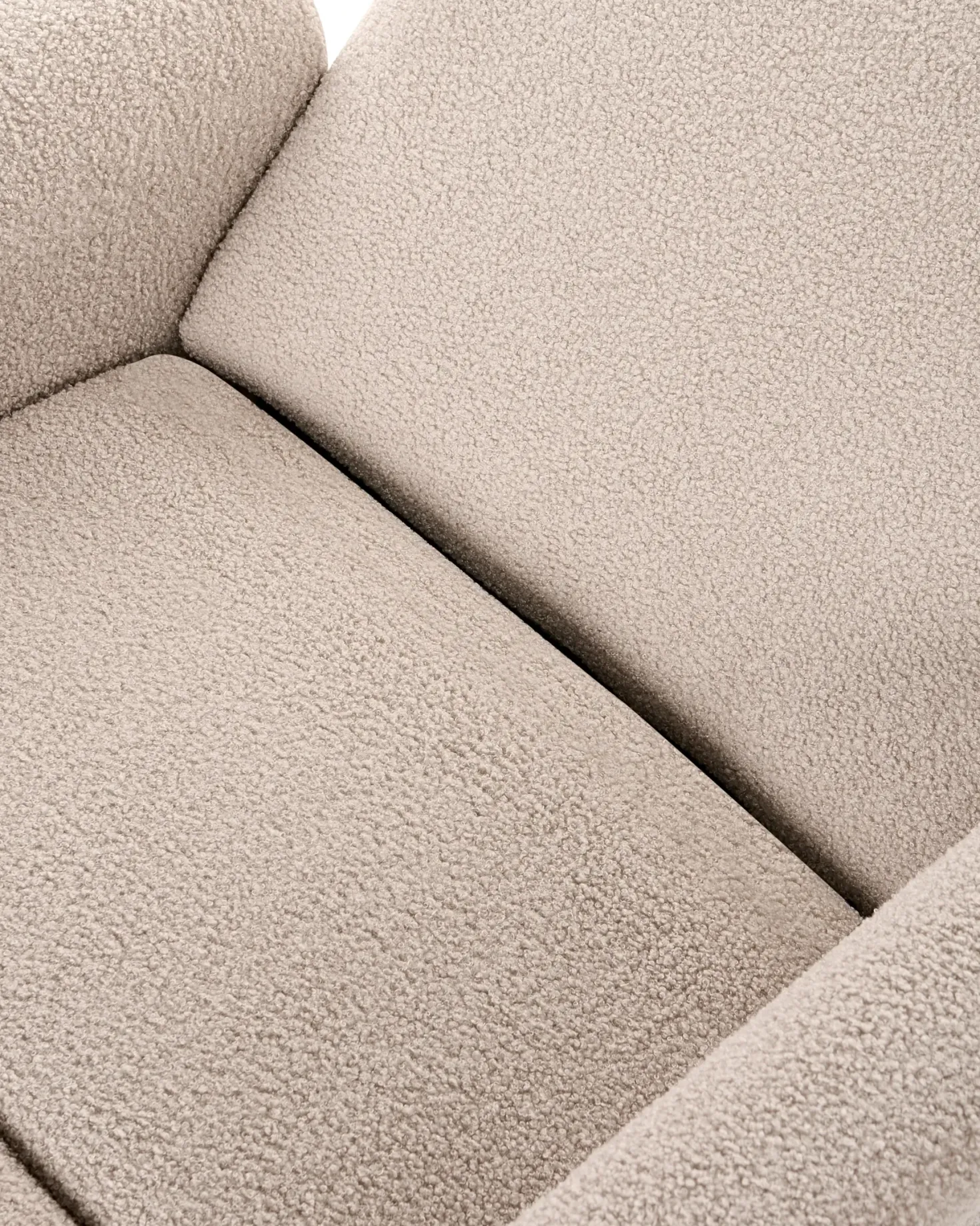 Recliner stol ECHION Boucle Lys Beige