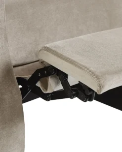 Recliner stol EGERSUND Velour Brungrå