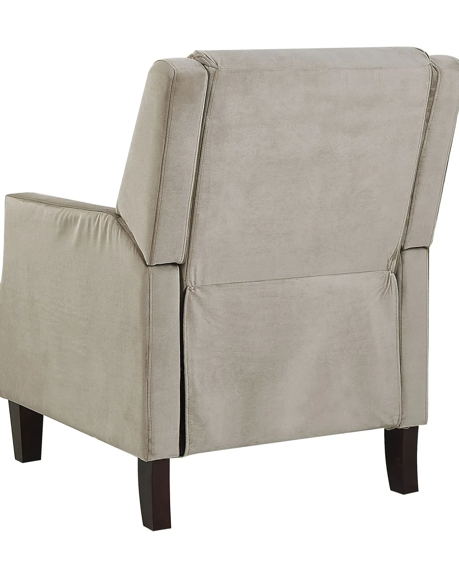 Recliner stol EGERSUND Velour Brungrå