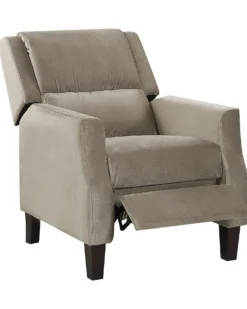 Recliner stol EGERSUND Velour Brungrå